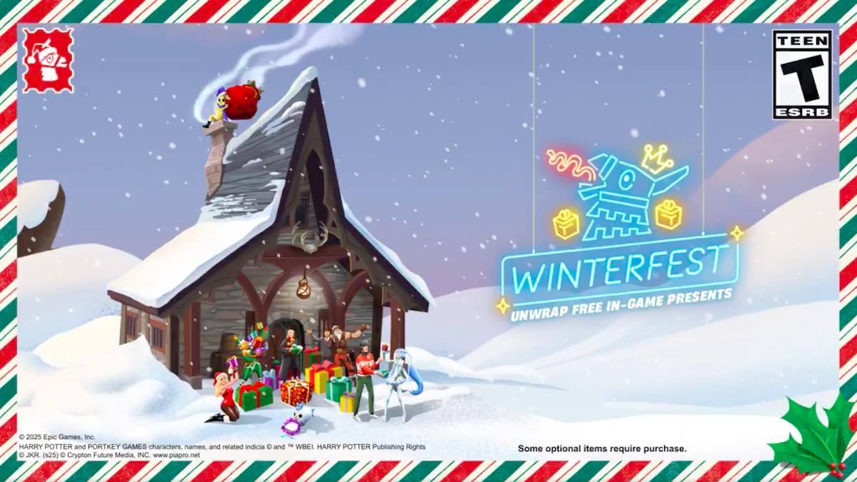 Fortnite Winter Miku - Winterfest Trailer