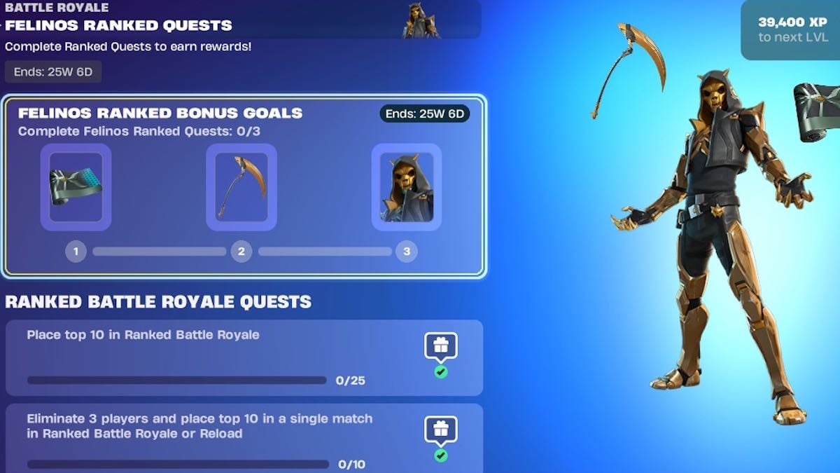 Free Fortnite Ranked Skins