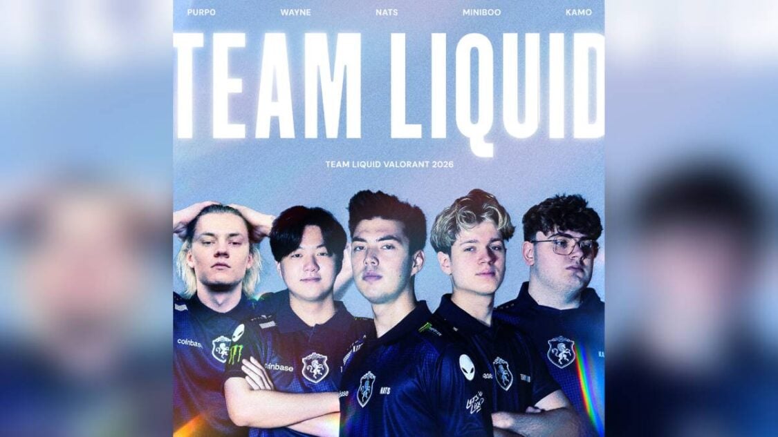 Team Liquid adds wayne to 2026 VALORANT roster alongside MiniBoo and purp0