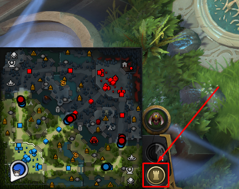 Glyph Button in Dota 2