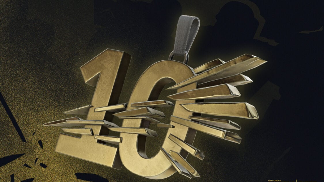 Rainbow Six Siege X 10th Anniversary Twitch Drop Available Now