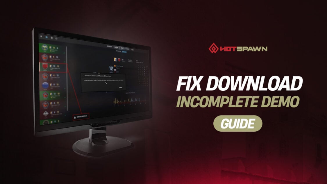 CS2 Download Incomplete Demo Error Fix Guide (2026)