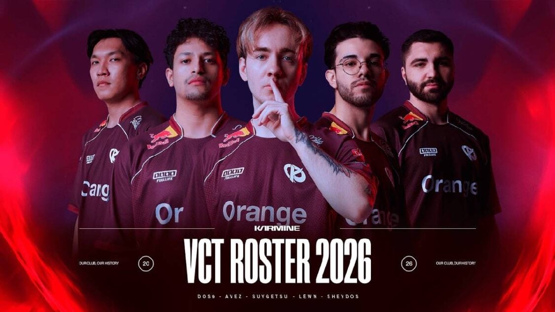 Karmine Corp unveils full lineup for 2026 VCT EMEA season