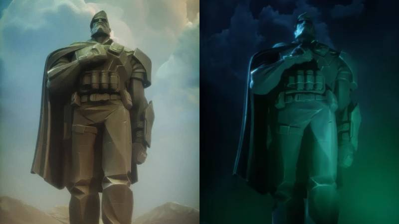 VALORANT instagram brimstone statue