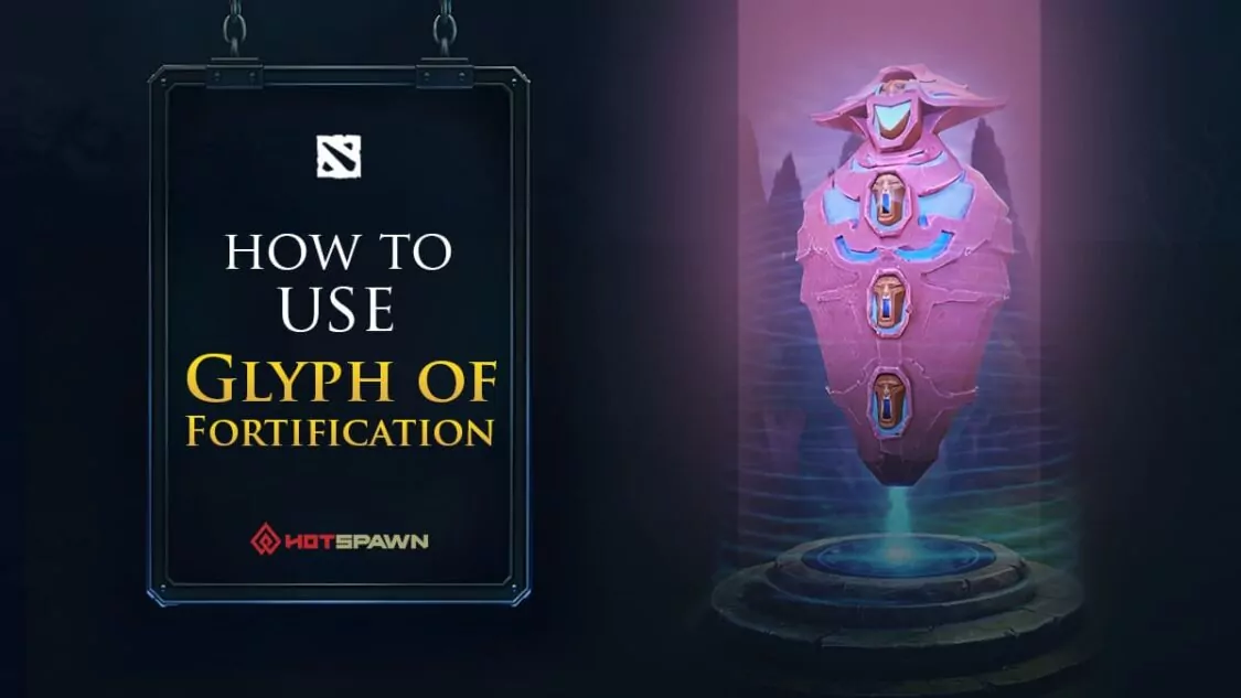 how to use glyph of Fortification in dota 2