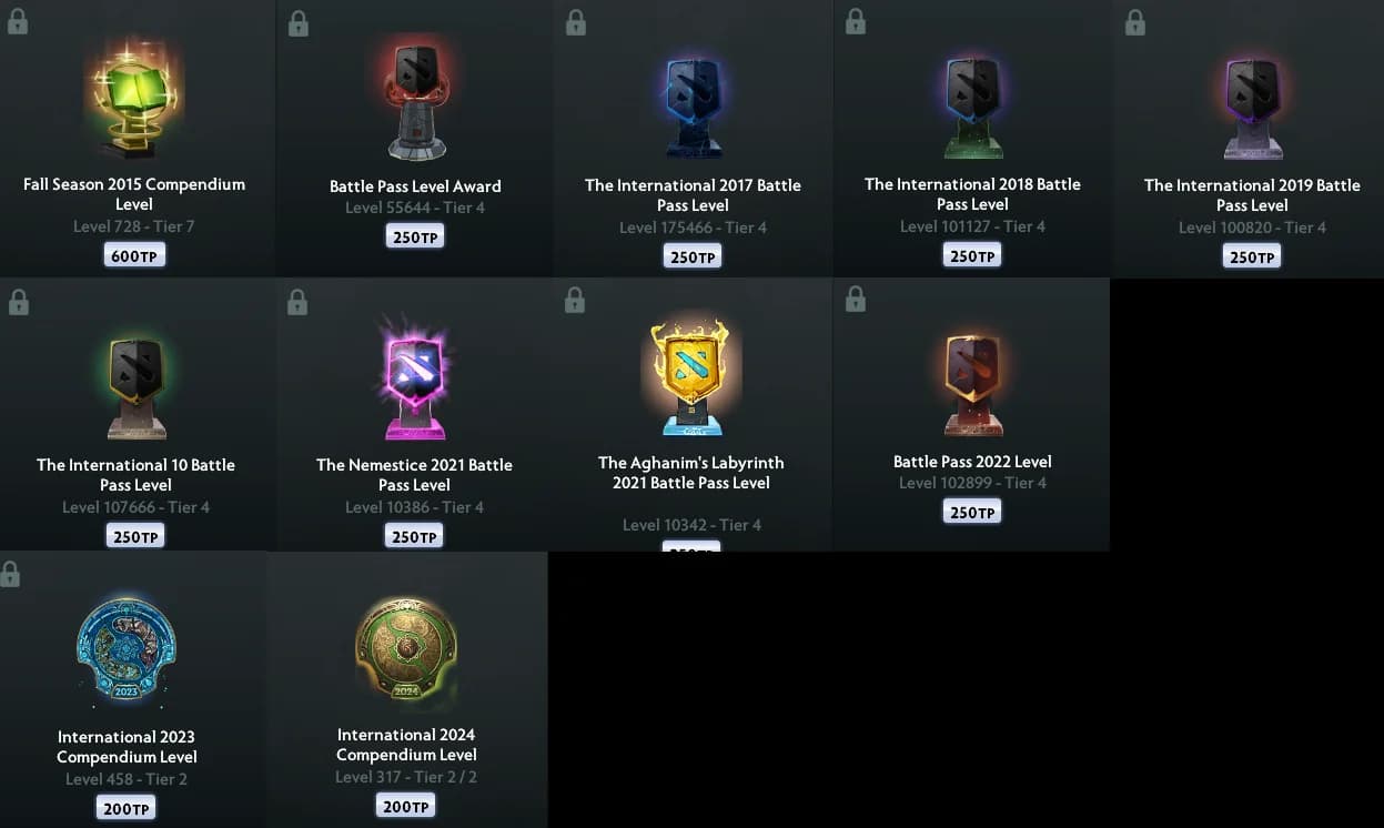 The Saudi Prince has spent hundreds of thousands of dollars on Compendium levels. (Image via u/Technical_Nature531)