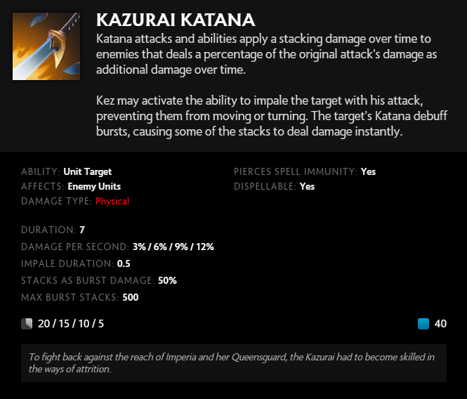 Kazurai Katana (Image via Valve)