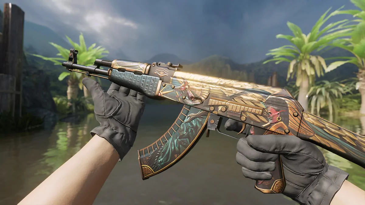 AK-47 Legion of Anubis (Cheapest Covert CS2 Skins)