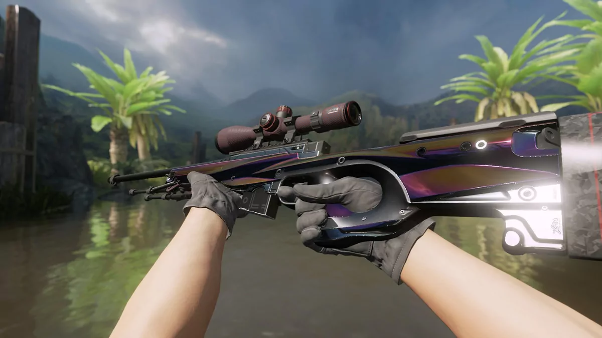 AWP Chrome Cannon (Cheapest Covert CS2 Skins)