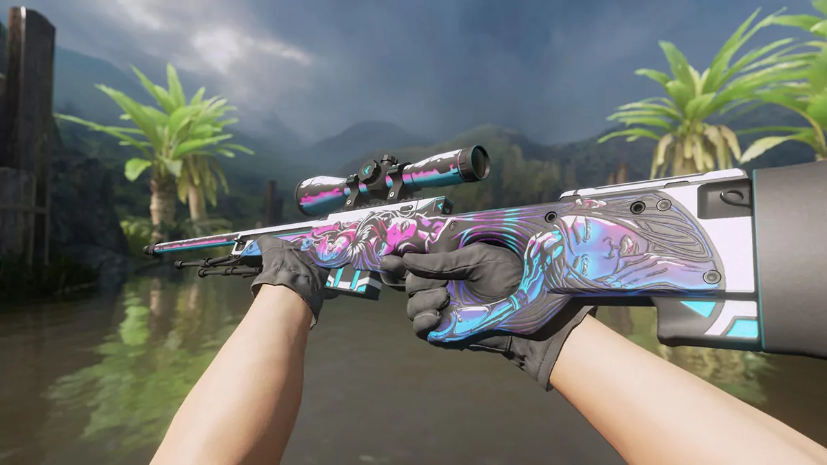 AWP Neo-Noir (Cheapest Covert CS2 Skins)