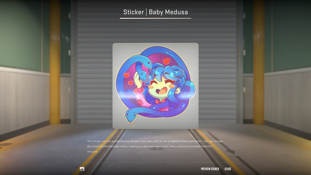 Baby Medusa (CS2 Anime Stickers)