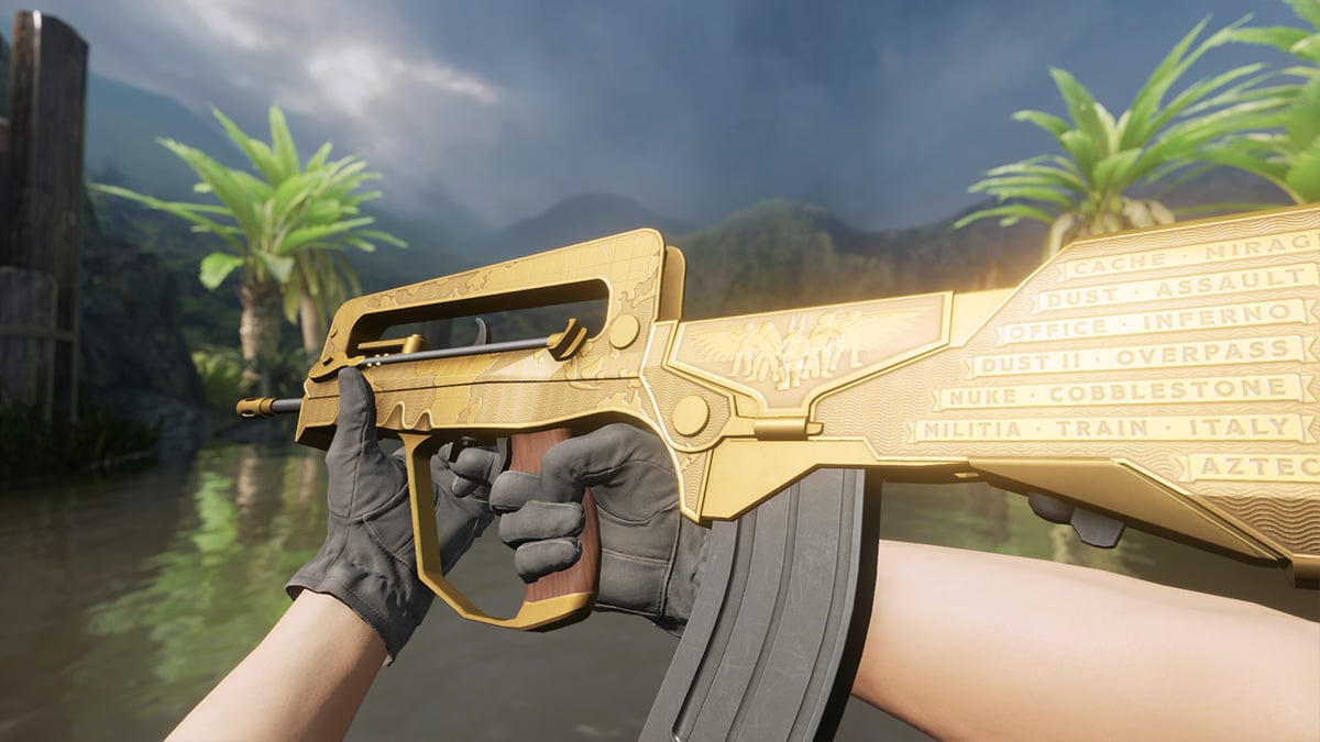 FAMAS Commemoration (Cheapest Covert CS2 Skins)