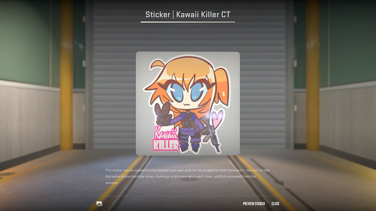 Kawaii Killer CT (CS2 Anime Stickers)