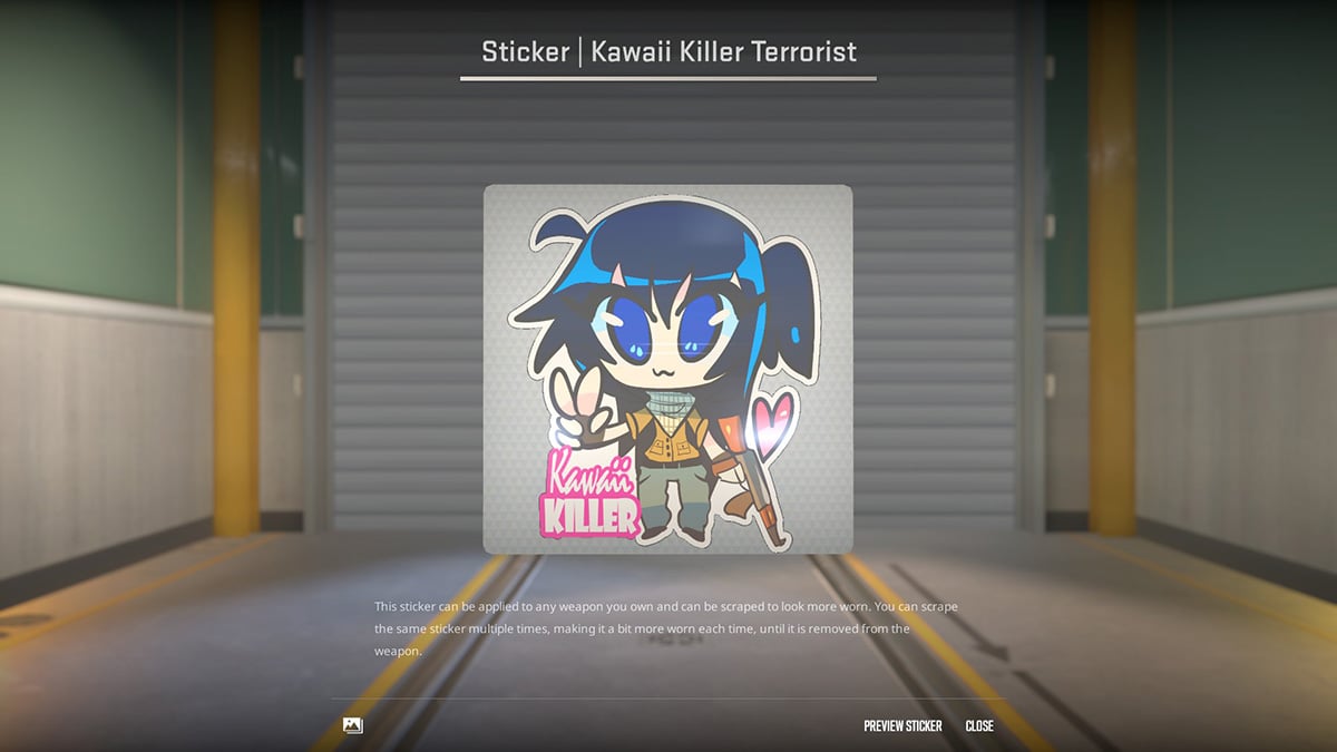 Kawaii Killer Terrorist (CS2 Anime Stickers)