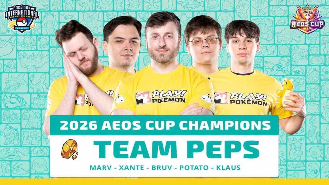 Team Peps Storm Ahead in Pokemon Unite Aeos Cup 2026