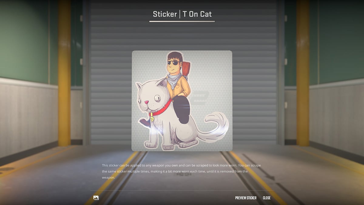 T On Cat (CS2 Anime Stickers)