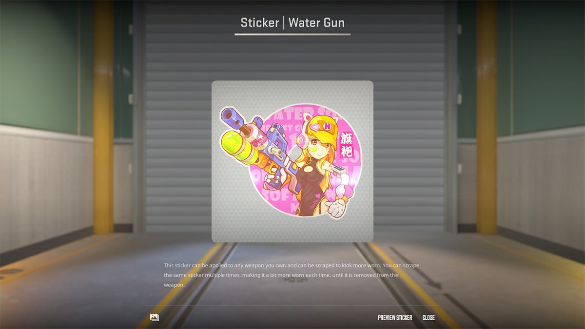 Water Gun (CS2 Anime Stickers)