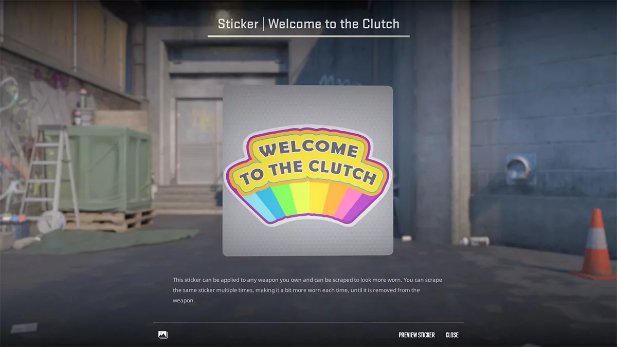 Welcome to the Clutch (CS2 Rainbow Stickers)