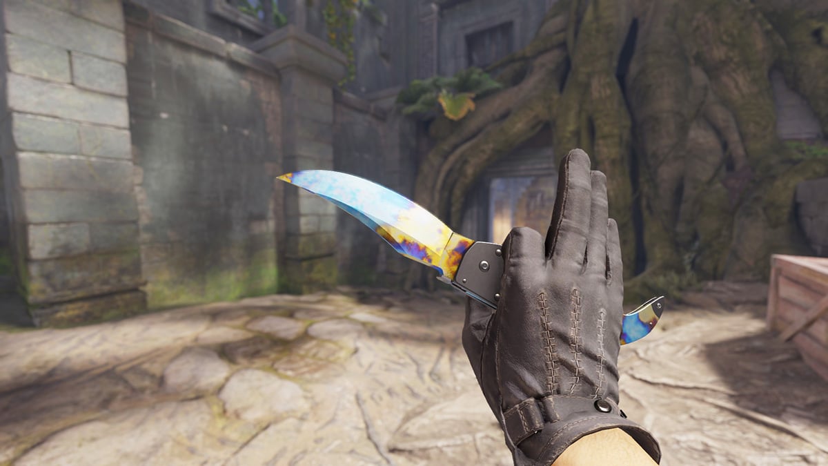 CS2 Falchion Knife Case Hardened Blue Gem Pattern 269 (Tier 3)