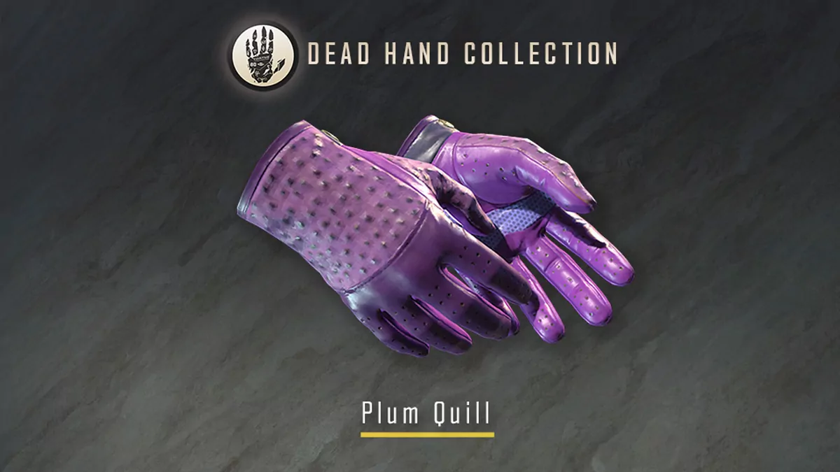 Gloves Plum Quill