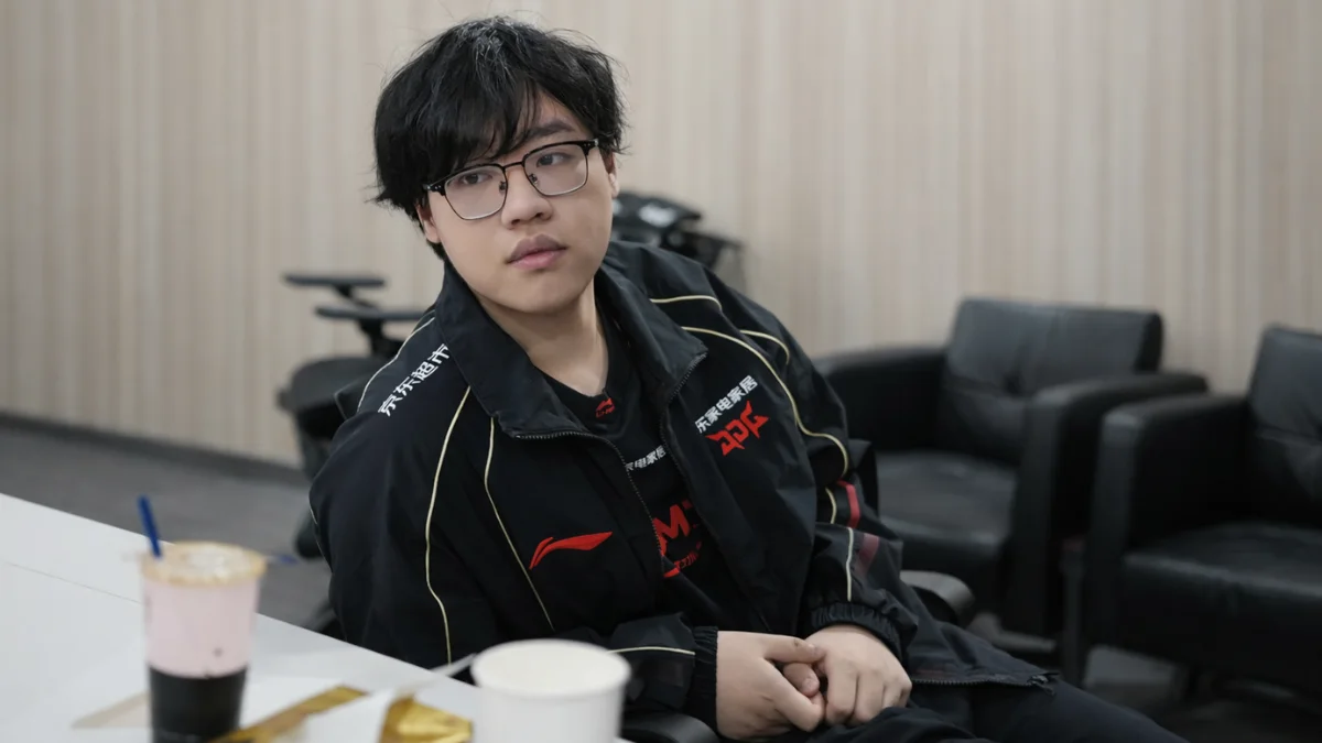 JDG Xiaoxu during the LPL Split 1 2026