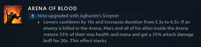 Mars Arena of Blood 7.41 change