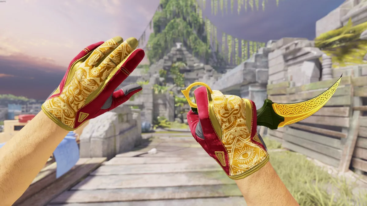 Sport Gloves Occult + Karambit Lore