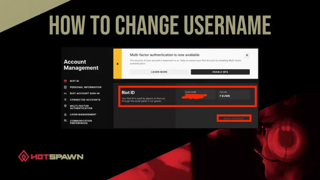 How to change username in League of Legends banner